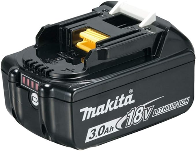 Makita BL1830B battery Li-Ion 3.0Ah 18Volt with Charge Indicator-1975995, black