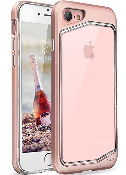 For iPhone 7 Case iPhone 8 Case Shock Absorption Cover Case for iPhone 7/iPhone 8 Rose Gold