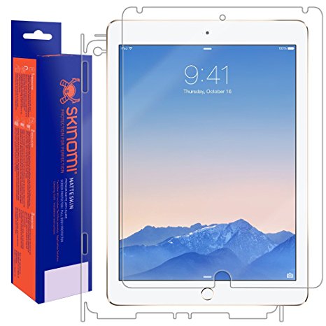 iPad Air 2 Screen Protector   Full Body (6th Gen,2014), Skinomi MatteSkin Full Skin Coverage   Screen Protector for Apple iPad Air 2 Anti-Glare and Bubble-Free Shield