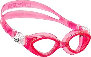 Cressi Young Swim Goggles for Kids Aged 7 to 15- Made of Soft Silicone | King Crab: made in Italy