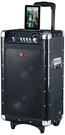 QFX PBX-3080BT Portable Battery Powered Bluetooth PA Speaker