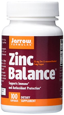 Jarrow Zinc Balance (15mg, 100 Capsules)