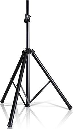 PYLE-PRO Universal Speaker Stand Mount Holder - 6’ft Heavy Duty Tripod w/Telescoping Height Adjustment 40” to 71” 35mm Compatible Insert Knob Style Lock Perfect for On-Stage or in-Studio Use AZPSTND2