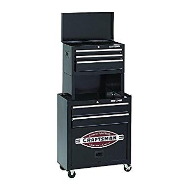 Craftsman 5 Drawer Homeowner Tool Center Chest Cabinet with Riser