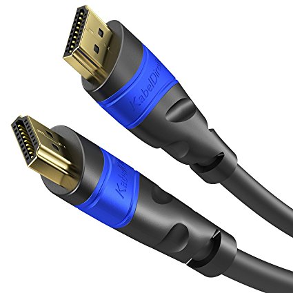 KabelDirekt 7.5m HDMI Cable compatible with HDMI 2.0a/b, 2.0, 1.4a (Ultra HD, 4K, 3D, Full HD, 1080p, HDR, ARC, Highspeed with Ethernet) - TOP Series