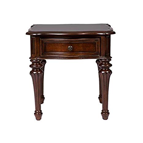 End Table Storage - Wood End Table - Cherry