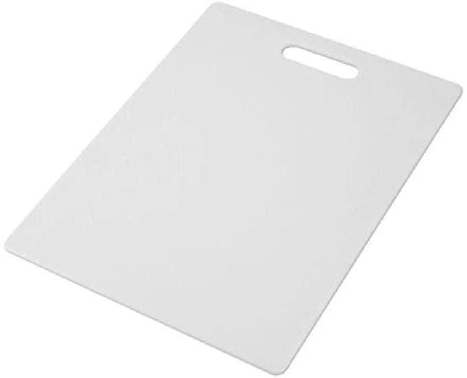 Farberware Plastic Cutting Board, 11-inch by 14-inch, White