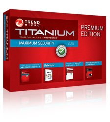 Trend Micro Titanium Maximum Security Software Premium Edition with 50GB Safesync storage and Mobile Security Personal Edition 3 users