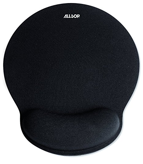 Allsop 30203 Memory Foam Mouse Pad (Black)