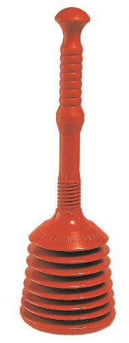 Turboproducts Big Master Plunger: sink and waste pipe unblocker 150mm Ø red