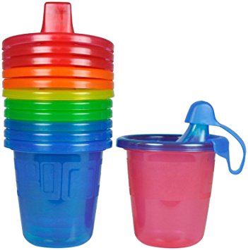 The First Years Take & Toss Spill-Proof Sippy Cups - Multicolor - 7 oz - 6 ct