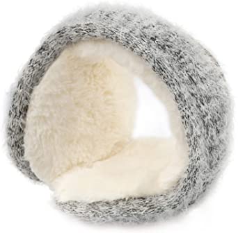 Muuttaa Fleece Winter Earmuffs for Women and Men,Foldable Ear Warmer Soft Ear Cover for Cold Winter