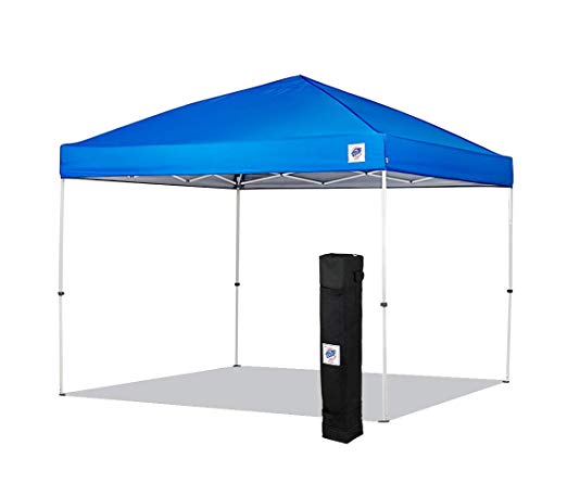 NEW E-Z UP Envoy Instant Shelter Canopy, 10 by 10', Royal Blue
