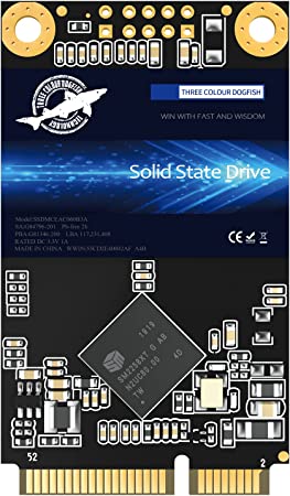 SSD mSATA 60GB Dogfish Internal Solid State Drive High Performance Hard Drive for Desktop Laptop SATA III 6Gb/s Includes SSD 32GB 60GB 64GB 120GB 128GB 240GB 250GB 480GB 500GB 1TB (60GB MSATA)