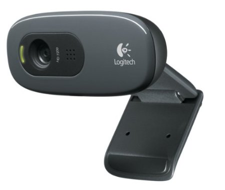 Logitech C270 HD Webcam - Black