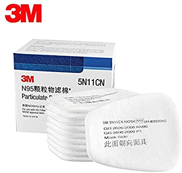 3M 5N11 filter cotton respirator spray paint dust-proof anti-particles for 6200/7502/6800 series gas mask(10pcs/box)