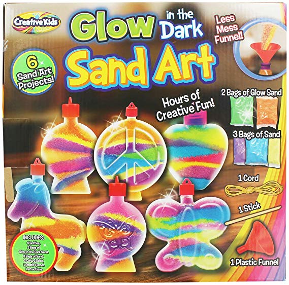 Creative Kids Glow In The Dark Sand Art Set