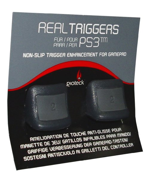 Gioteck PS3 Dual L / R Triggers Controller Attachments for Playstation 3