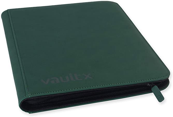 Vault X Premium Exo-Tec® Zip Binder - 9 Pocket Trading Card Album Folder - 360 Side Loading Pocket Binder for TCG