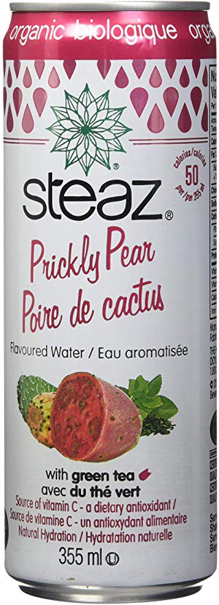 Steaz Original Prickly Pear Water, 0.355 L