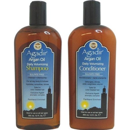 Agadir Argan Oil Daily Volumizing Shampoo and Conditioner 124 oz each