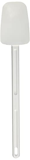 Rubbermaid Commercial Products Cold Temperature Spoon Spatula, 16.5 Inch, Clean-Rest Design (FG193800WHT)