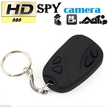 Novelt'y Car Keychain Hidden Camera Key Chain- Hidden Pinhole Digital Video Recorder & Mini Keychain Spy Camera Micro Camera- PC WebCam Car Key Chain Spy Camera