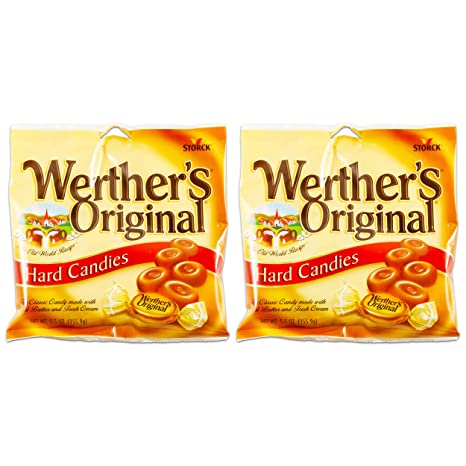 Werther’s Original Hard Candies, 2.65-oz. Bags (set of 2)