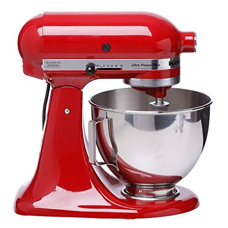 KitchenAid KSM100PSER/KSM100PSER0 Empire Red UltraPower Plus Stand Mixer