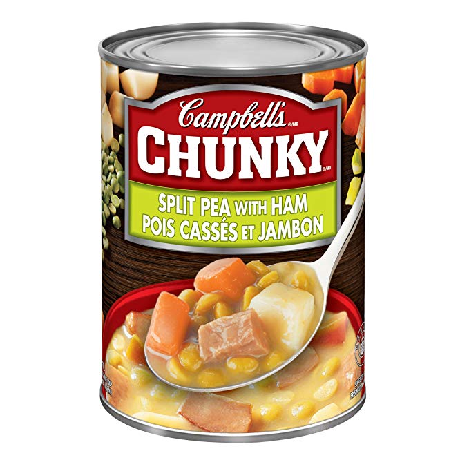 Campbell's Chunky Split Pea And Ham Soup, 540ml