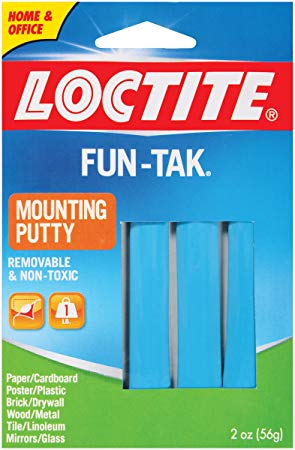 Loctite Fun-Tak Mounting Putty, 2-Ounce, 12-Pack (1270884-12)