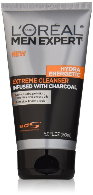 L'Oreal Paris Skin Care Hydra Energetic Facial Cleanser for Men, 5 Fluid Ounce