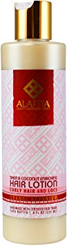 Alaffia - Virgin Coconut & Shea Butter Enriching Hair Lotion, 8 Ounces