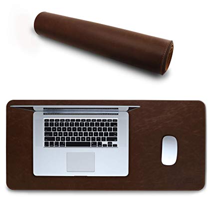 Londo Leather Extended Mousepad (Leather, Brown)