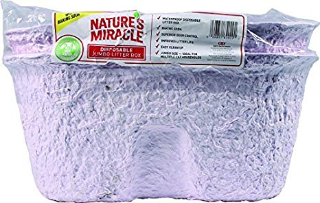 Nature's Miracle Disposable Litter Box, Jumbo, by Nature's Miracle