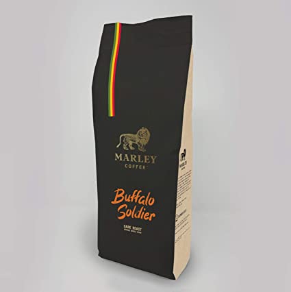 Buffalo Soldier Dark Roast, Organic Coffee Beans, Marley Coffee, from The Family of Bob Marley, 1kg