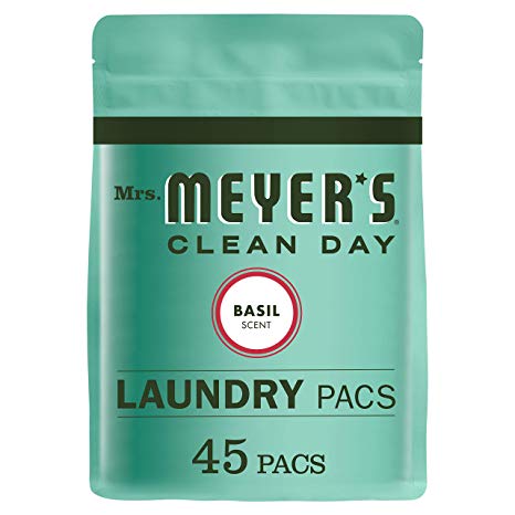 Mrs. Meyer's Laundry Packs, Basil, 45 CT