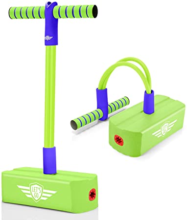 ATOPDREAM Pogo Stick, 3-12 Year Old Girls Toys Birthday Gifts for 3-12 Year Old Boys Girls Gift Age 3-12 Fun Games for Kids Toys for 3-12 Year Old Bright Green