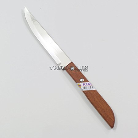 KIWI Stainless Steel, wood handle Kitchen Knife # 501