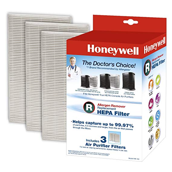 Honeywell Filter R True HEPA Replacement Filter - 1 Pack of 3 filters