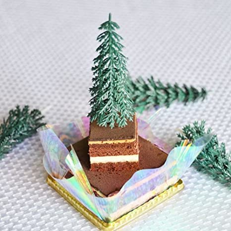 9 Layer Pine Tree Evergreen Cupcake/Cake Pick (12 Count)