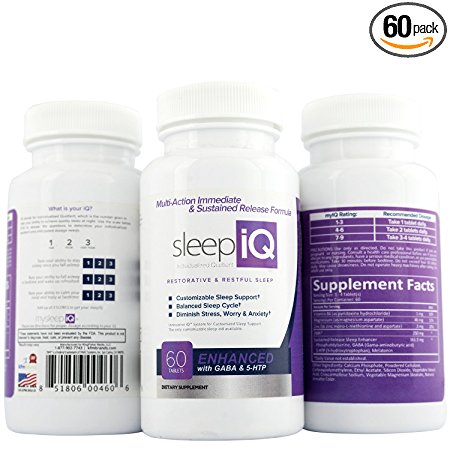 Sleep iQ - Natural and Restful Sleep, 60 Veggie Capsules