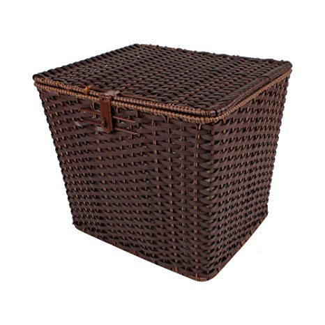 Rear Cargo Basket w/Removable Liner for Scooter, Motorcycle, or Bicycle