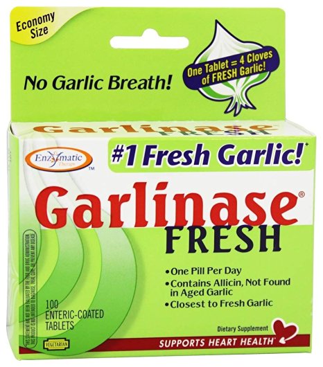Enzymatic Therapy - Garlinase Fresh, 320 mg, 100 tablets
