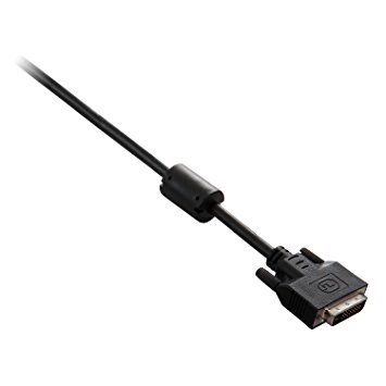 V7 DVI-D Dual Link Digital Video Display Cable 6ft (M/M) for Connecting DVI equipped PC or Laptop to Monitor or Projector (V7N2DVI-06F-BLK) - Black