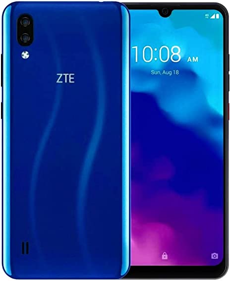 ZTE Blade A5 2020 (64 GB, 2 GB) 6.09"HD Edge to Edge, batería 3200mAh, Dual SIM GSM Unlocked US 4G LTE (T-Mobile, AT&T, Metro, Straight Talk) Modelo internacional (Blue) Latino