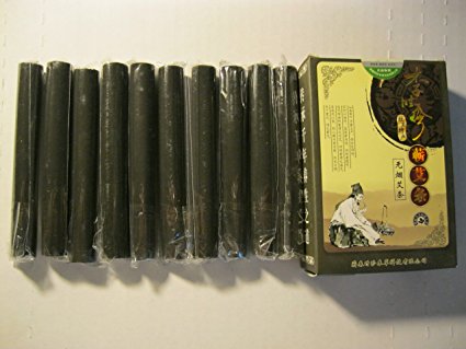 Original Shizhen Li Smokeless Moxa Rolls, Joss Sticks 10 Pcs/box