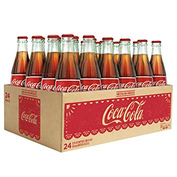 Mexican Coke Glass Bottles, 12 fl oz, 24 Pack