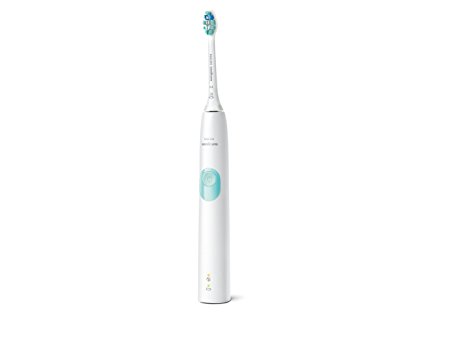 Philips Sonicare ProtectiveClean 4100 Plaque Control, Rechargeable electric toothbrush with pressure sensor, White Mint HX6817/01