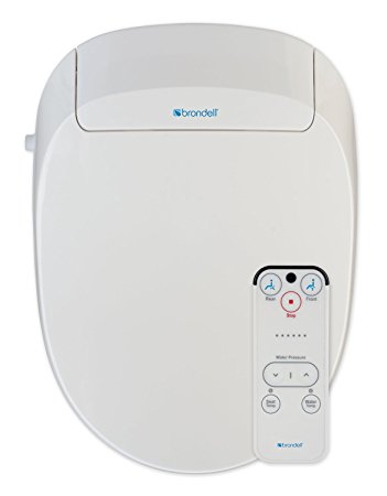 Brondell Inc. S300-RW Swash 300 Round Advanced Bidet Toilet Seat, White